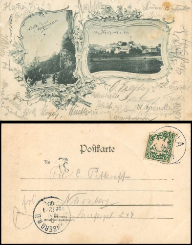 Neuhaus Pegnitz Veste Veldenstein o 9.5.1900