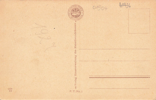 01904 Oberneukirch Lausitz Naturfreundehaus am Valtenberg * um 1920