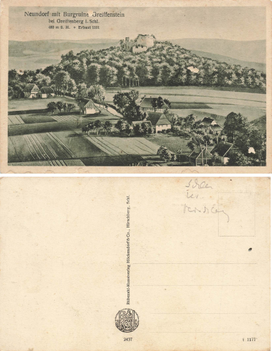 Neundorf bei Greiffenberg Schlesien Proszowka * um 1920