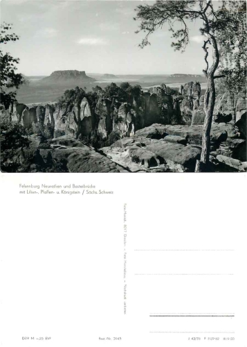 01847 Neurathen Felsenburg Saxon Switzerland *1978 Hanich2045