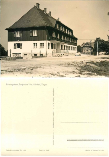 01773 Neurehefeld Erzgebirge Erholungsheim "Bergfrieden" *1961 Hanich1360