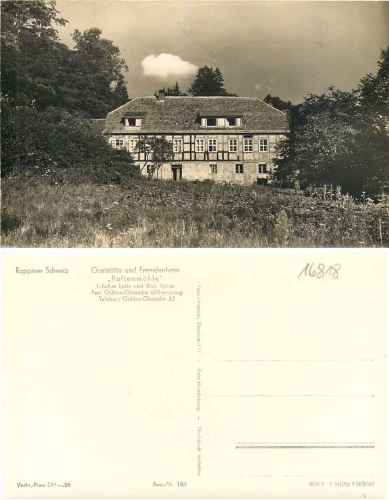 16818 Neuruppin Boltenmuhle Restaurant *1956 Hanich0186