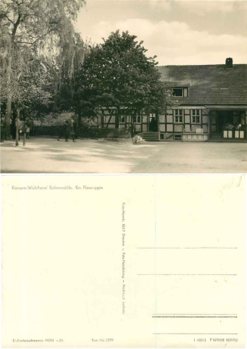 16818 Neuruppin Boltenmühle Waldhotel *1963 Hanich1579