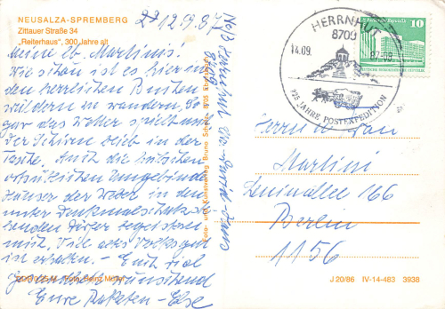 02742 Neusalza-Spremberg Zittauer Stasse 34 Reiterhaus o 1987