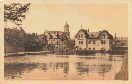 Neustadt Orla Cafe Klemm bahnpoststempel Leipzig-Saalfeld Zug 368 o 1911