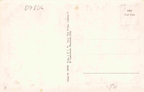 Neustadt Orla Fliegeraufnahme * um 1940