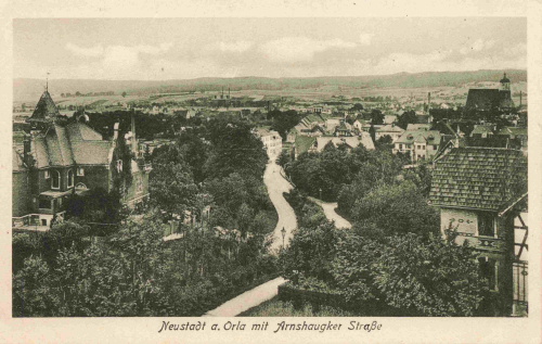 Neustadt Orla Arnshaugker Strasse * um 1910