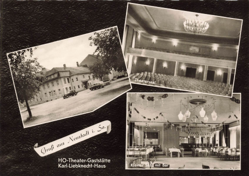 01844 Neustadt Sachsen HO-Theater Gaststätte Karl Liebknecht Haus * 1961