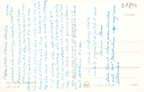 01844 Neustadt Sachsen Mehrbildkarte gebraucht 1968