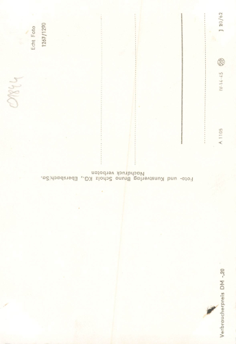 01844 Neustadt Sachsen HO-Cafe "Wochenpost" Oberschule * 1962