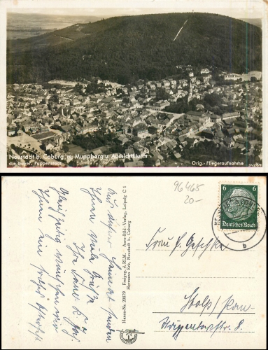 Neustadt bei Coburg aerial photo o 11.1.1941