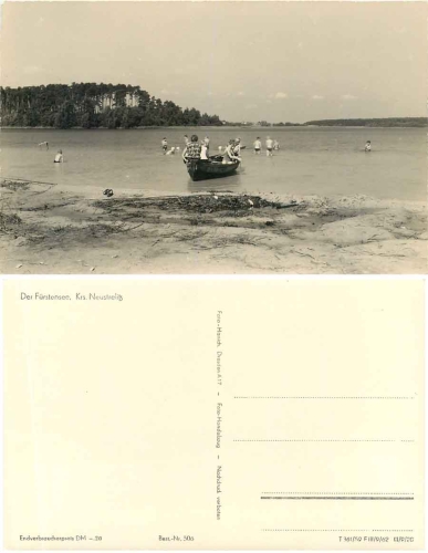 17235 Neustrelitz Fürstensee Badestelle *1962 Hanich0506
