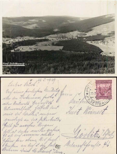 Novy Svet - Neuwelt AK 22.5.1929