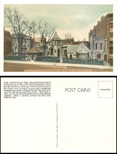 USA New York City Little Church Around the Corner *ca.1930