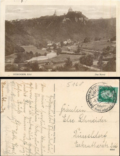 Nideggen Eifel Rurtal o 9.6.1927