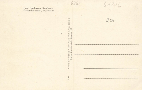 61206 Nieder-Woellstadt Mehrbildkarte * um 1930
