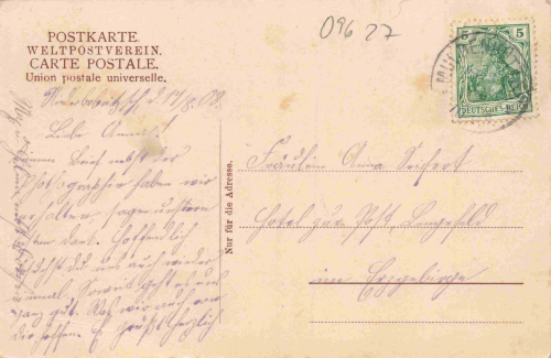 Niederbobritzsch Sachsen o 1908