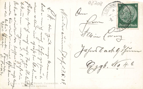 02708 Niedercunnersdorf Oberlausitz o 1939