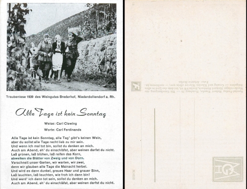 Niederdollendorf vintage of the Brederof winery * 1939