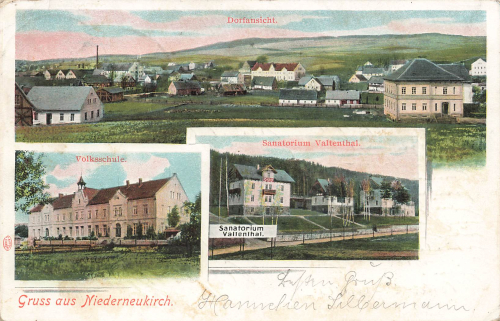 01904 Niederneukirch Lausitz Schule Sanatorium o 1911
