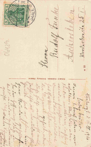 06429 Nienburg Saale Schifferlied o 1916