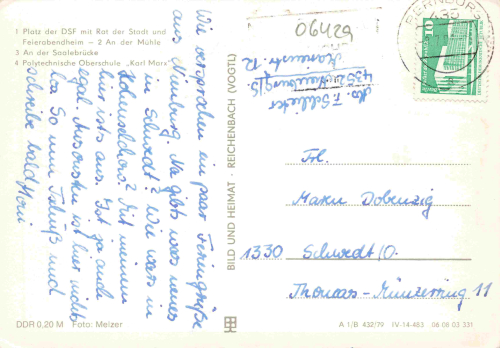 06429 Nienburg Saale Mehrbildkarte o 1981