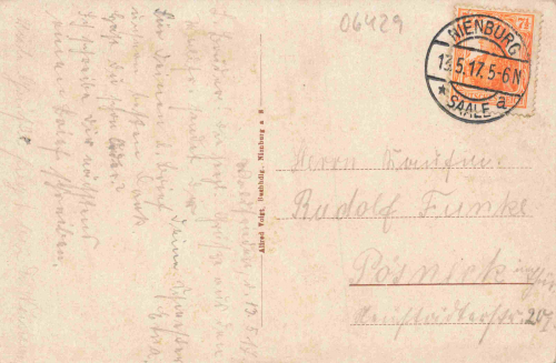 06429 Nienburg Saale  Waldfrieden und Ziegelei o 1917