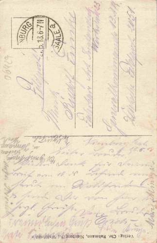 06429 Nienburg Saale Etablissement Waldfrieden o 1918