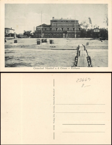 Ostseebad Niendorf Kurhaus *ca.1920