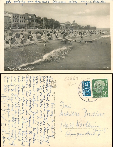 Oseebad Niendorf o 23.4.54
