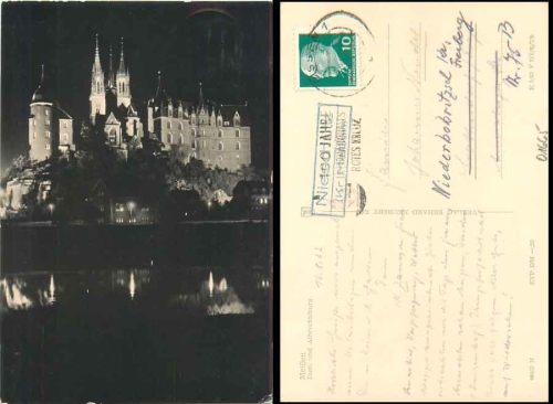 01665 Nieschütz Posthilfsstellenstempel auf AK o 1963