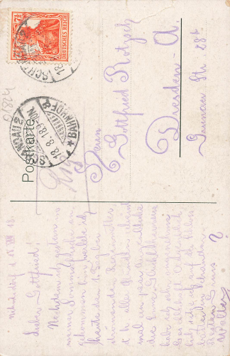 01824 Nikolsdorf Sommerheim A. Zocher Saxon Switzerland o 1918