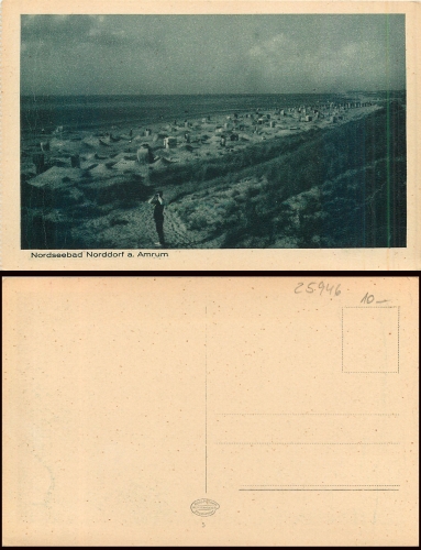 25946 Norddorf Amrum Strand * ca. 1925