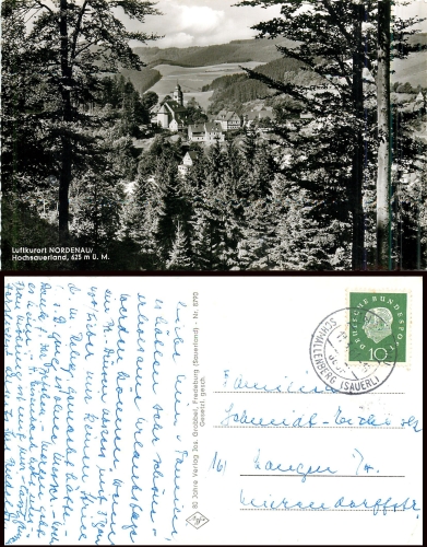 57392 Nordenau Hochsauerland o 11.3.1961