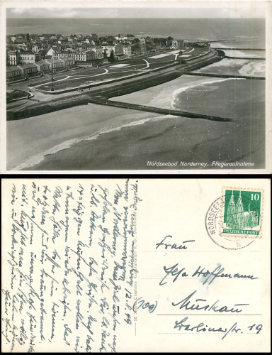 Norderney Fliegeraufnahme o 12.08.1949