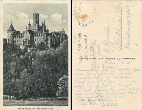 Marienbirg bei Nordstemmen o 6.9.1930