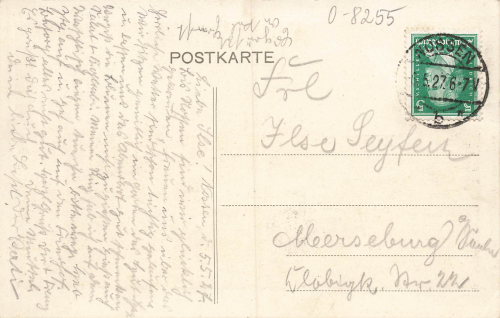01683 Nossen Kirche und Schloss Lunakarte 18973 o 5.5.1927