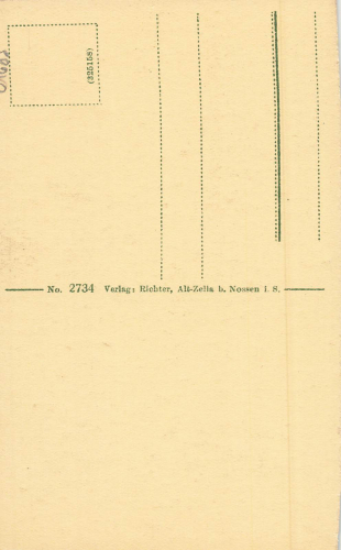 01683 Alt-Zella Nossen Klosterruine * um 1920