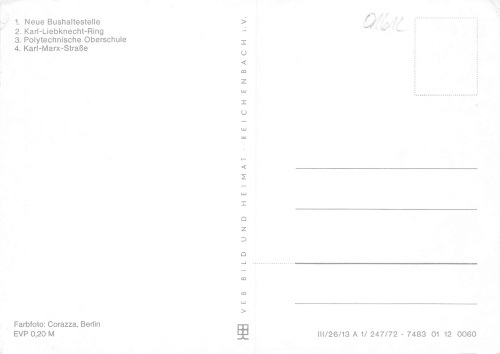 01612 Nuenchritz Elbe Mehrbildkarte * 1972