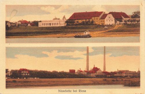 01612 Nünchritz Elbe * um 1930