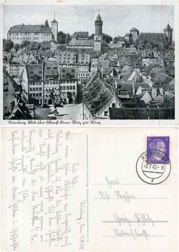 Nuremberg Albrecht Durer Platz o July 3, 1942