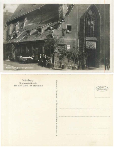 Nürnberg Bratwurstglöcklein * ca. 1930