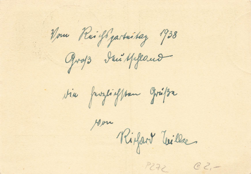 Nürnberg Reichsparteitag 1938 Ganzsache 6 Pfennig Adolf Hitler Sonderstempel
