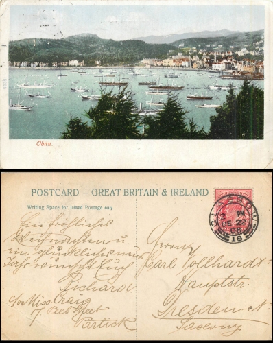 Oban Harbor o 22.12.1908
