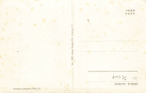 01773 Oberbaerenburg Erzgebirge * 1957