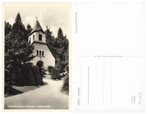 01776 Oberbärenburg Wald-Kapelle  *ca. 1950