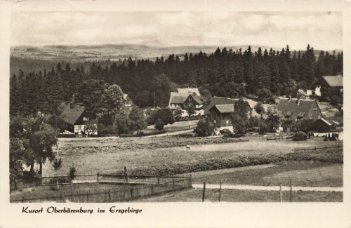 01773 Oberbaerenburg Erzgebirge o 1954