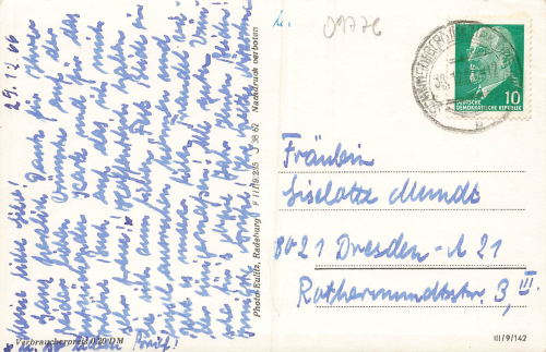 01773 Oberbaerenburg Erzgebirge o 1966