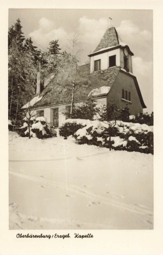 01773 Oberbaerenburg Erzgebirge Waldkapelle * 1953