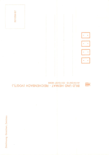 Oberes Schwarzatal Künstlerkarte Graichen * 1987